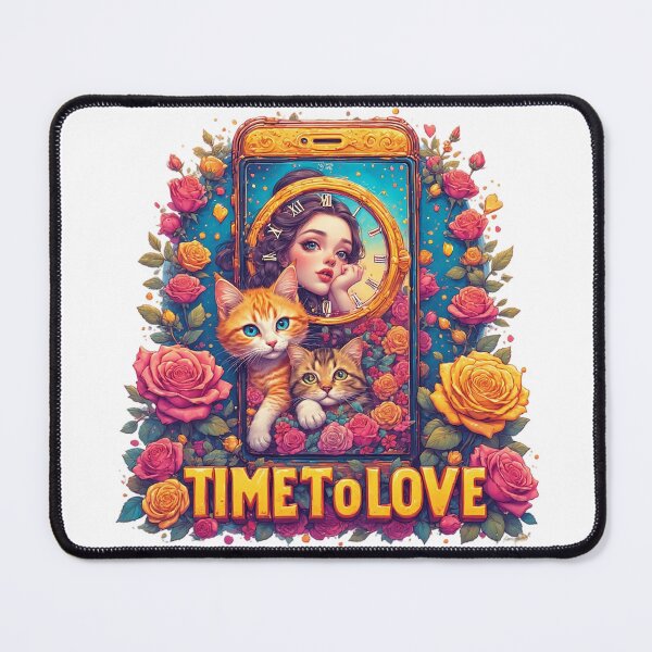 Item preview,  Whimsical Time to Love Digital Illustration designed and sold by newvisionart191.