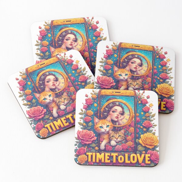 Item preview,  Whimsical Time to Love Digital Illustration designed and sold by newvisionart191.