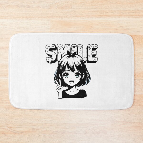 Item preview, Anime Girl – Cute Smile Peace Aesthetic Design designed and sold by Taans-Creation.
