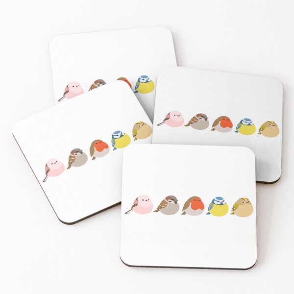 Item preview, Cute Chubby Birds Collection – Kawaii Round Bird Cartoon Illustration designed and sold by PND7777.