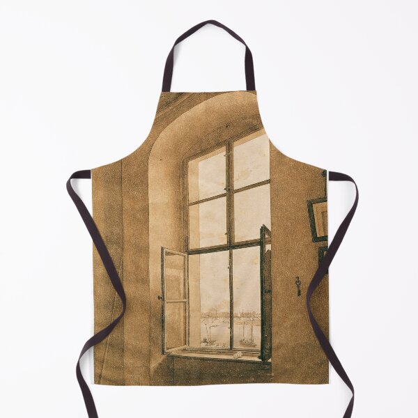 Item preview, Blick aus dem Atelier des Künstlers in Dresden auf die Elbe (linkes Fenster) (1805–1806) – Caspar David Friedrich designed and sold by Art Outlaws.