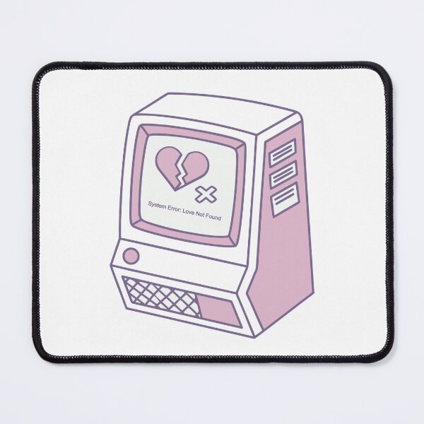 Item preview, Love Not Found Error Window - 90s Vaporwave Aesthetic designed and sold by Around with my camera.