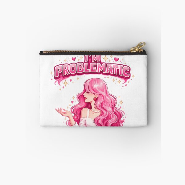 Item preview, Soy problemático – Ilustración de actitud rosa y tierna designed and sold by Lipikafinds08.