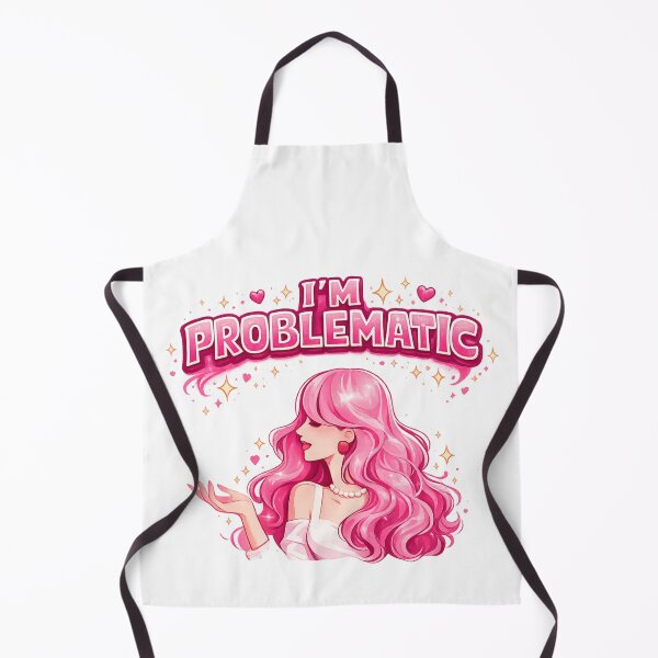 Item preview, I’m Problematic – Pink Cute Attitude Illustration designed and sold by Lipikafinds08.