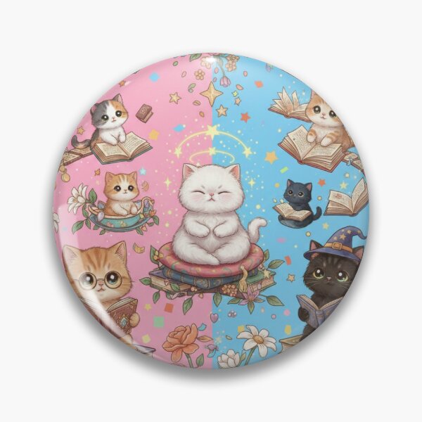 Item preview,  The Enchanted Library of Cosmic Kittens designed and sold by GeometricJoy1.