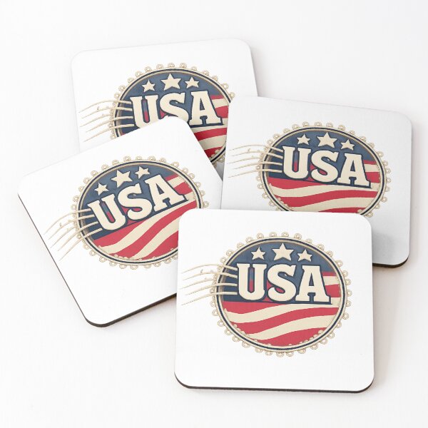 Item preview, USA Vintage Seal | Patriotic American Flag Crest | Stars & Stripes Graphic Design designed and sold by YASboutik.
