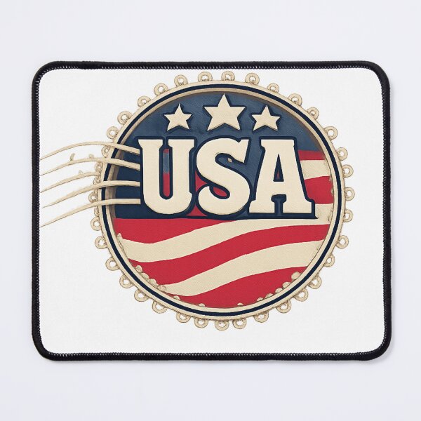 Item preview, USA Vintage Seal | Patriotic American Flag Crest | Stars & Stripes Graphic Design designed and sold by YASboutik.