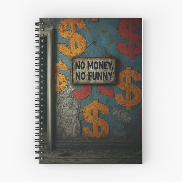 Item preview, No Money No Funny – Sarcastic Money Quote Vintage Style designed and sold by BoldPowStudio.