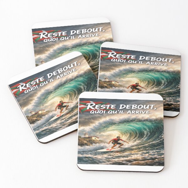 Item preview, Stay standing, no matter what – The Basque soul facing the wave designed and sold by Gino64.