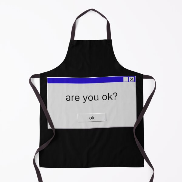 Item preview, “Are You Ok?” – Retro Windows Popup Tech Burnout Design designed and sold by MK-Charlie.