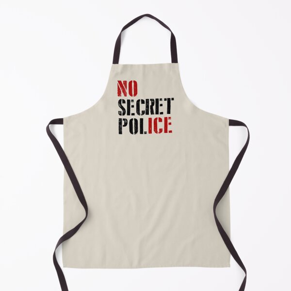 Item preview, NO SECRET POLICE - NO ICE (stencil) designed and sold by Thelittlelord.