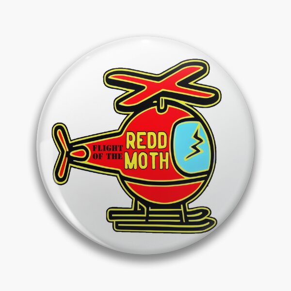 Item preview, Flight of the Redd Moth logo (Red) designed and sold by Black Magic Cat.