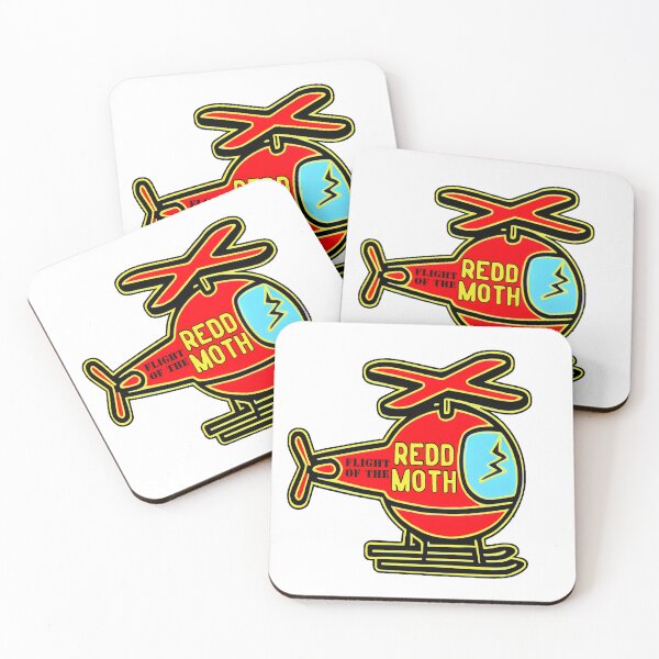 Item preview, Flight of the Redd Moth logo (Red) designed and sold by Black Magic Cat.