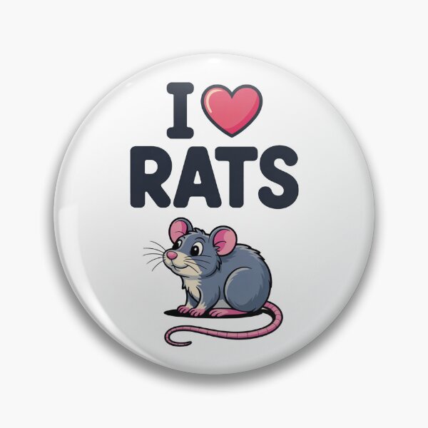 Item preview, I Love Rats Cute Pet Rodent Design designed and sold by MonkiFlipp.