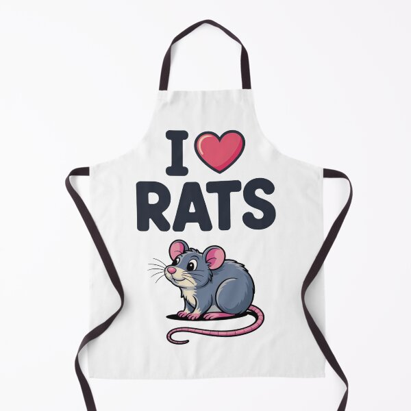 Item preview, I Love Rats Cute Pet Rodent Design designed and sold by MonkiFlipp.