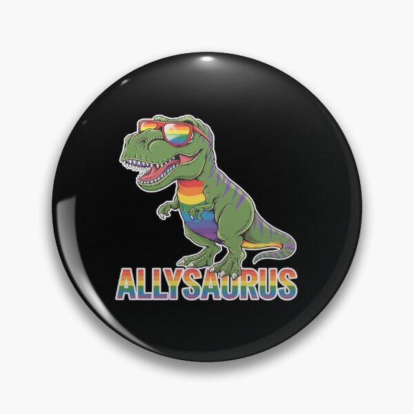 Item preview, LGBT Dinosaur T Rex Gay Pride Dino Allysaurus Rainbow  designed and sold by FadeOfThrone.