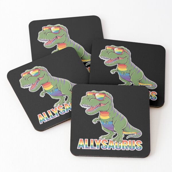 Item preview, LGBT Dinosaur T Rex Gay Pride Dino Allysaurus Rainbow  designed and sold by FadeOfThrone.