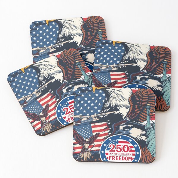 Item preview, USA 250th Anniversary Patriotic Independence Day Celebration Shirt designed and sold by UrbanPunch.