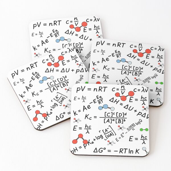 Item preview, set of basic core chemistry formulas designed and sold by pavledesigns.