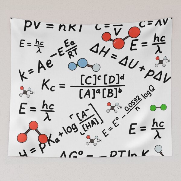 Item preview, set of basic core chemistry formulas designed and sold by pavledesigns.