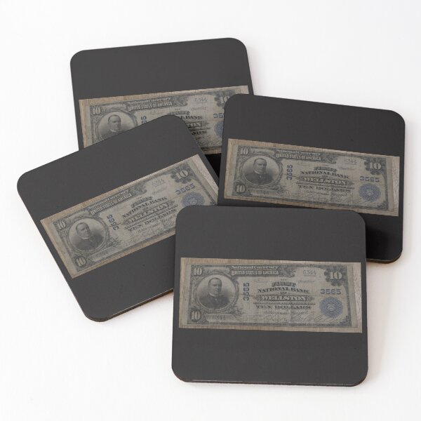 Item preview, Series of 1902 $10 Ten Dollar First National Bank of Wellston, Bank Note designed and sold by moneyfun.