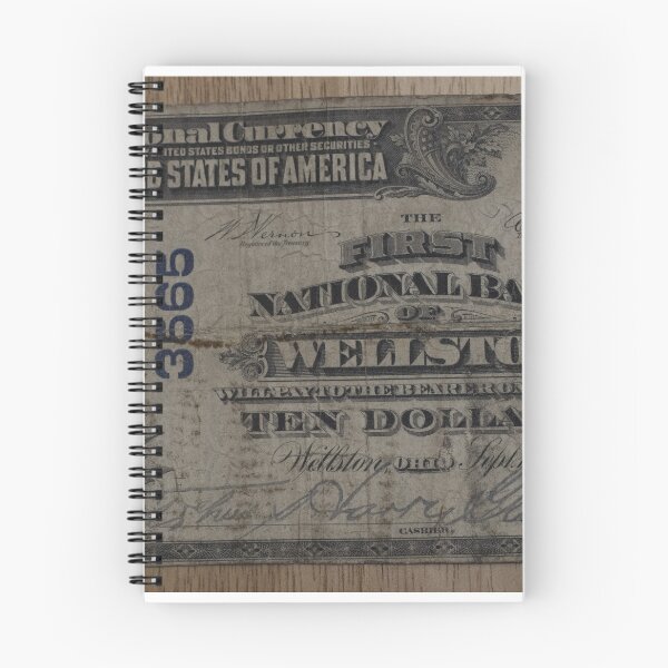 Item preview, Series of 1902 $10 Ten Dollar First National Bank of Wellston, Bank Note designed and sold by moneyfun.