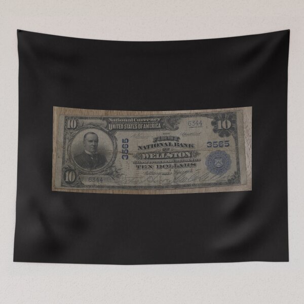 Item preview, Series of 1902 $10 Ten Dollar First National Bank of Wellston, Bank Note designed and sold by moneyfun.