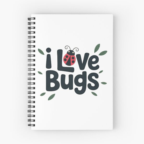 Item preview, I Love Bugs Cute Ladybug Nature Design designed and sold by MonkiFlipp.