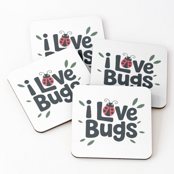 Item preview, I Love Bugs Cute Ladybug Nature Design designed and sold by MonkiFlipp.