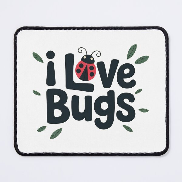 Item preview, I Love Bugs Cute Ladybug Nature Design designed and sold by MonkiFlipp.