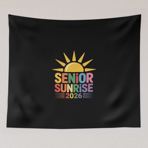 Item preview, Senior Sunrise 2026 Rainbow Colorful Graduation Boho designed and sold by SyntaxClaw.
