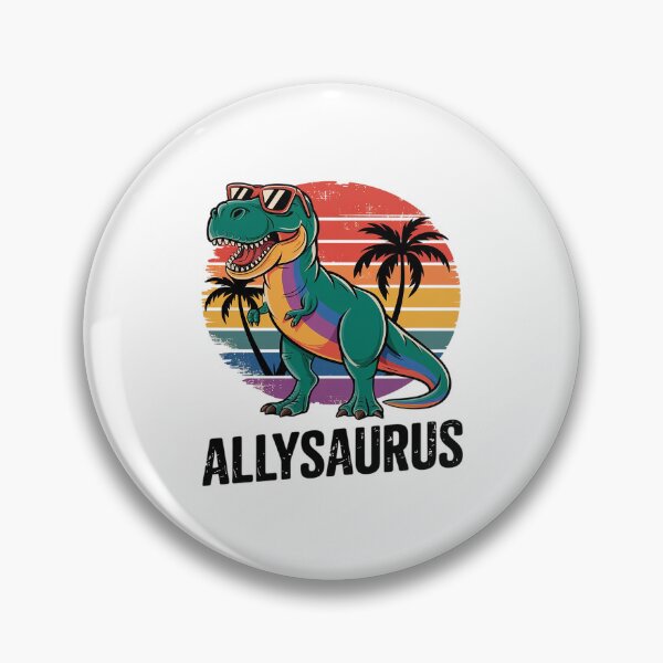 Item preview, LGBT Dinosaur T Rex Gay Pride Dino Allysaurus Rainbow 1 designed and sold by FadeOfThrone.