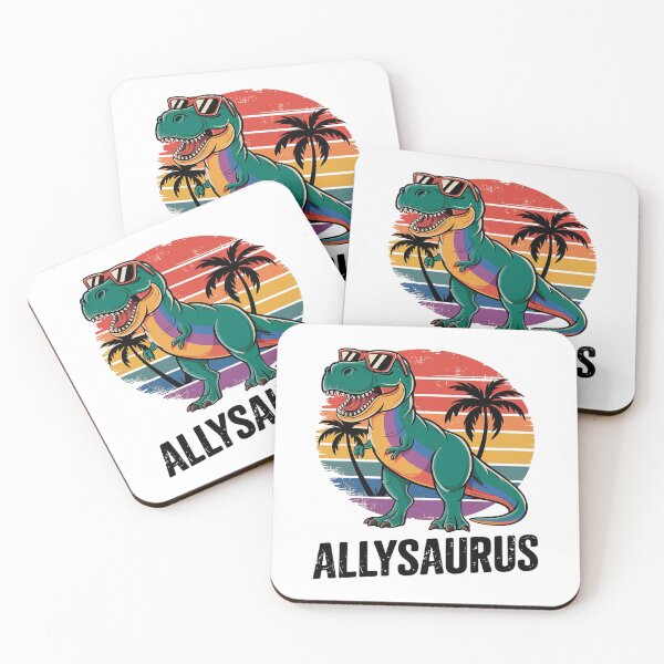 Item preview, LGBT Dinosaur T Rex Gay Pride Dino Allysaurus Rainbow 1  designed and sold by FadeOfThrone.