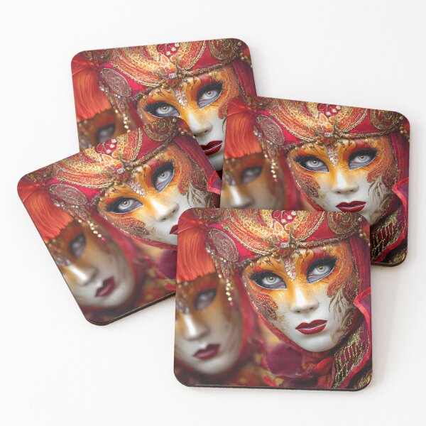 Item preview, Vibrant Masquerade Masks with Rich Embellishments designed and sold by Artessie.