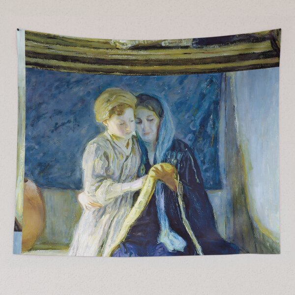 Item preview, Christ and His Mother Studying the Scriptures - Henry Ossawa Tanner designed and sold by Jon-Baran.