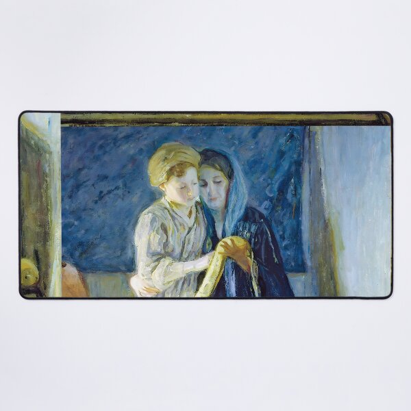 Item preview, Christ and His Mother Studying the Scriptures - Henry Ossawa Tanner designed and sold by Jon-Baran.