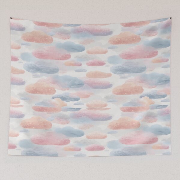 Item preview, Dreamy Cloud Pattern iPhone Case designed and sold by mari0n980.