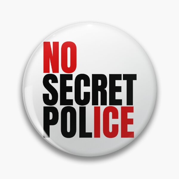 Item preview, No Secret police - NO ICE (big and bold) designed and sold by Thelittlelord.