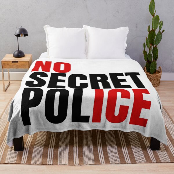 Item preview, No Secret police - NO ICE (big and bold) designed and sold by Thelittlelord.