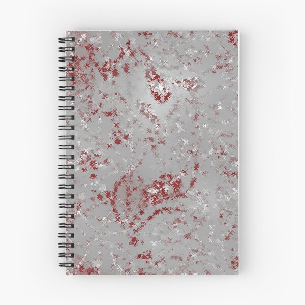 Item preview, Red Swirls Against a Silver Grey Background  designed and sold by Poetic Patterns Studio.