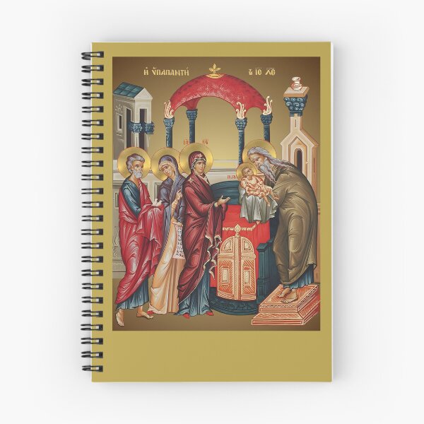 Item preview, icon Candlemas, Feast of the Presentation of Jesus Christ, Purification of the Blessed Virgin Mary designed and sold by orthodox-icon.