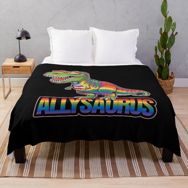 Item preview,  LGBT Dinosaur T Rex Gay Pride Dino Allysaurus Rainbow3  designed and sold by FadeOfThrone.