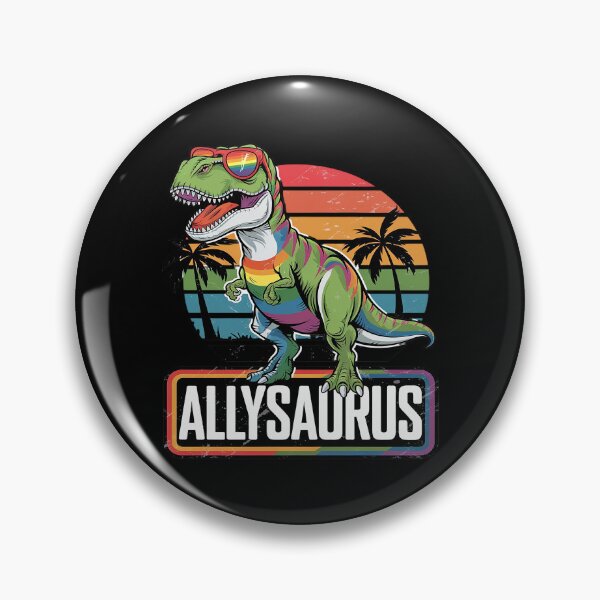 Item preview,  LGBT Dinosaur T Rex Gay Pride Dino Allysaurus Rainbow4  designed and sold by FadeOfThrone.