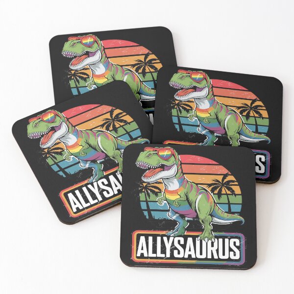 Item preview,  LGBT Dinosaur T Rex Gay Pride Dino Allysaurus Rainbow4  designed and sold by FadeOfThrone.