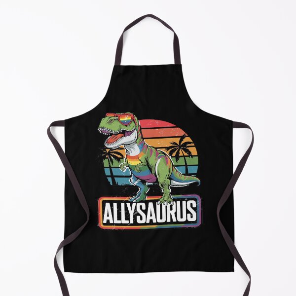 Item preview, LGBT Dinosaur T Rex Gay Pride Dino Allysaurus Rainbow4 designed and sold by FadeOfThrone.