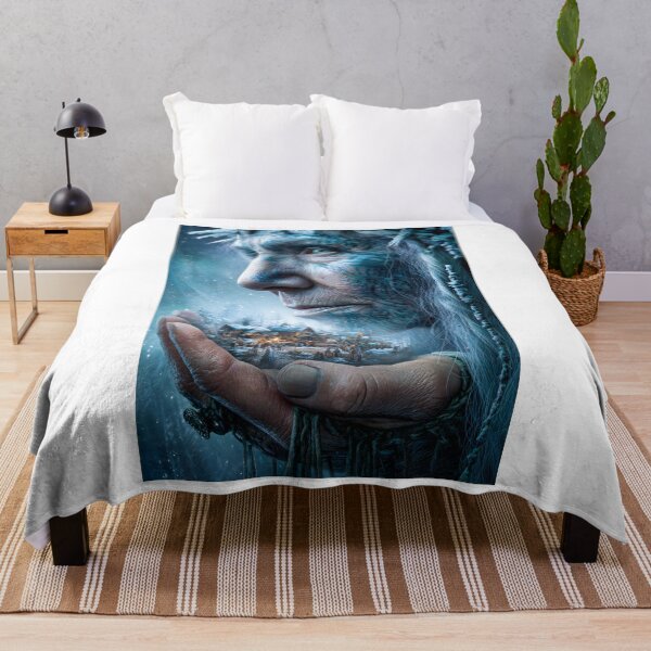 Item preview, Ancient Guardian of the Frozen Village Landscape designed and sold by Artessie.