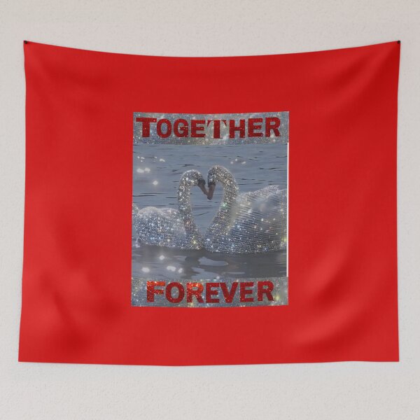 Item preview, AESTHETIC  LOVE  BIRD  TOGETHER FOREVER  QUOTED  LOVE GIFT designed and sold by Brewgoodness.