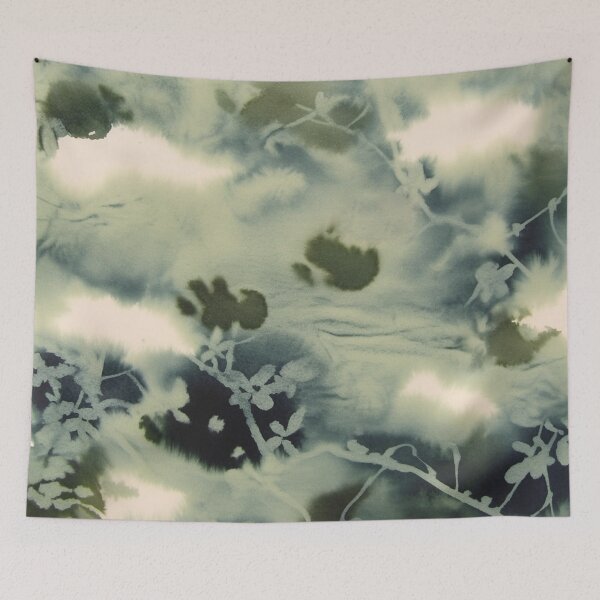 Item preview, Cyanotype Botanical Silhouettes in Indigo Sage designed and sold by trajeado14.