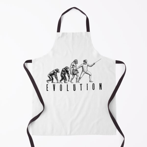 Item preview, Fencing Fencer Evolution Funny Vintage Fencers Neanderthal designed and sold by GrandeDuc.