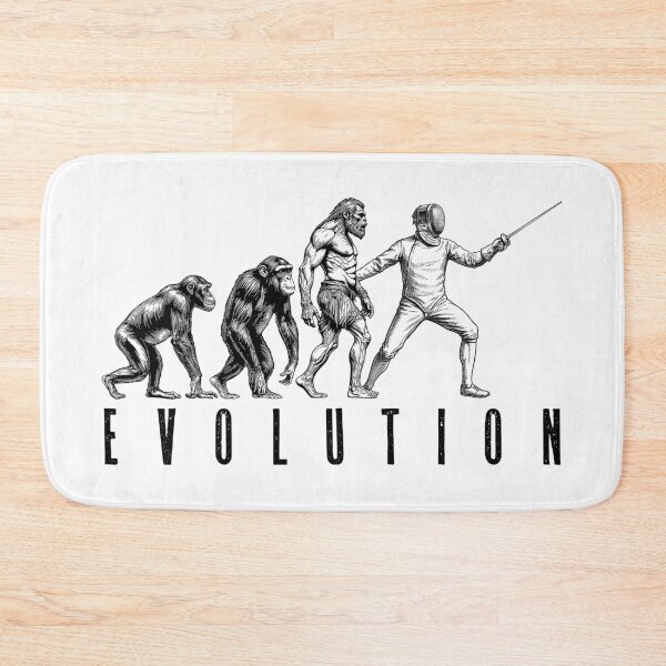 Item preview, Fencing Fencer Evolution Funny Vintage Fencers Neanderthal designed and sold by GrandeDuc.